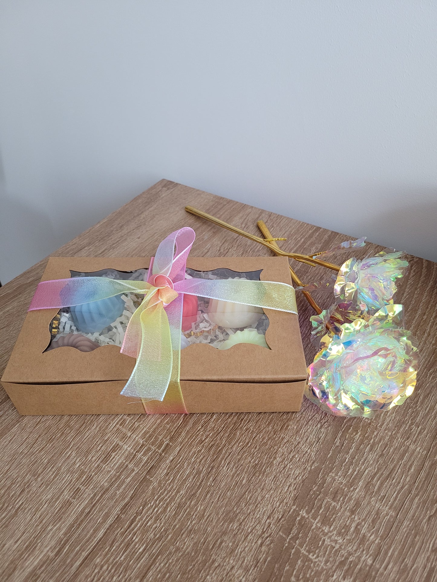 Coffret 6 fondants parfumés à offrir, senteurs variées, fait main et végan.