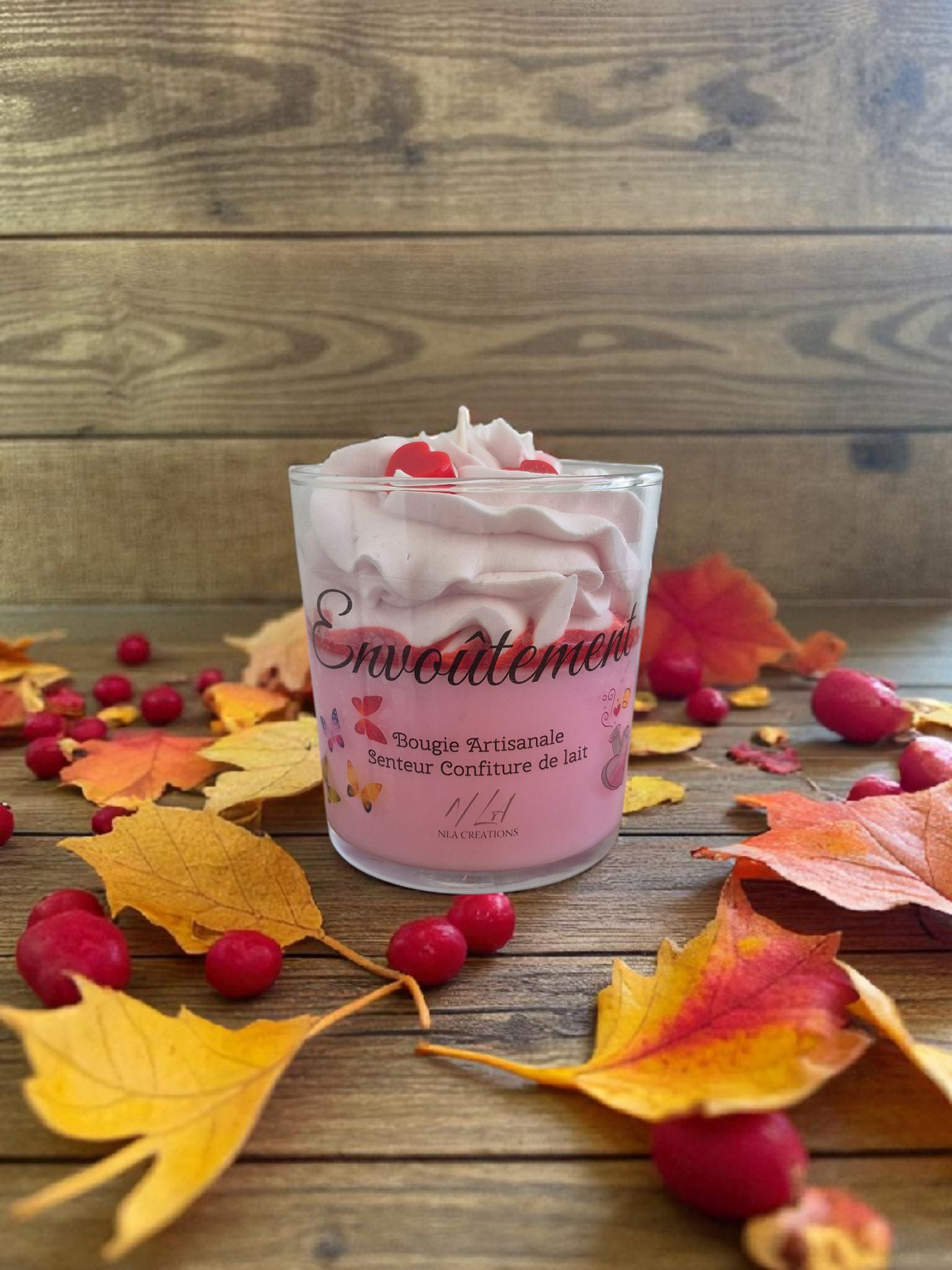 Bougie "Envoûtement" - Confiture de lait - NLA Creations