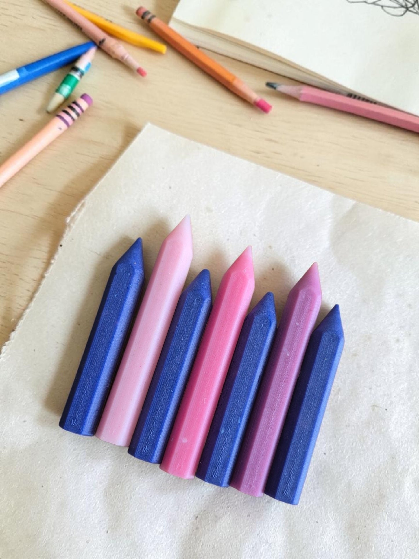 Lot 7 Fondants crayons - Senteur au choix ✨️ - NLA Creations