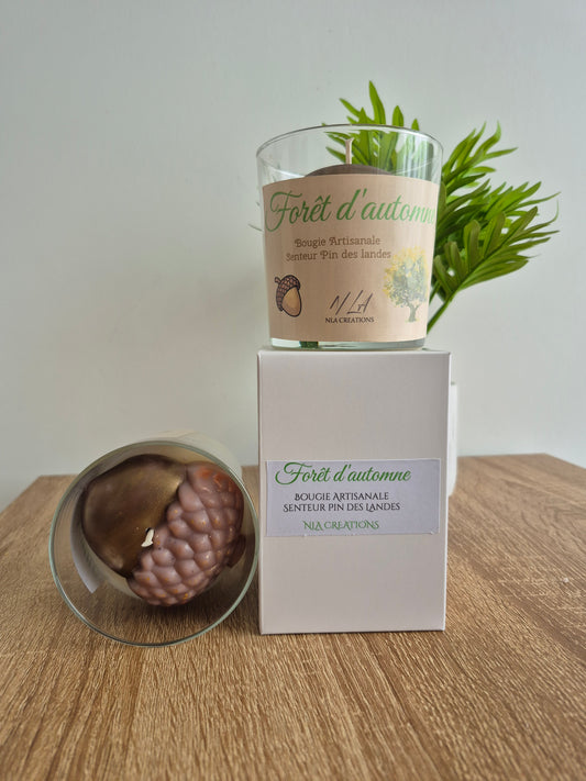 Bougie "Forêt d'automne" - Pin des landes - NLA Creations