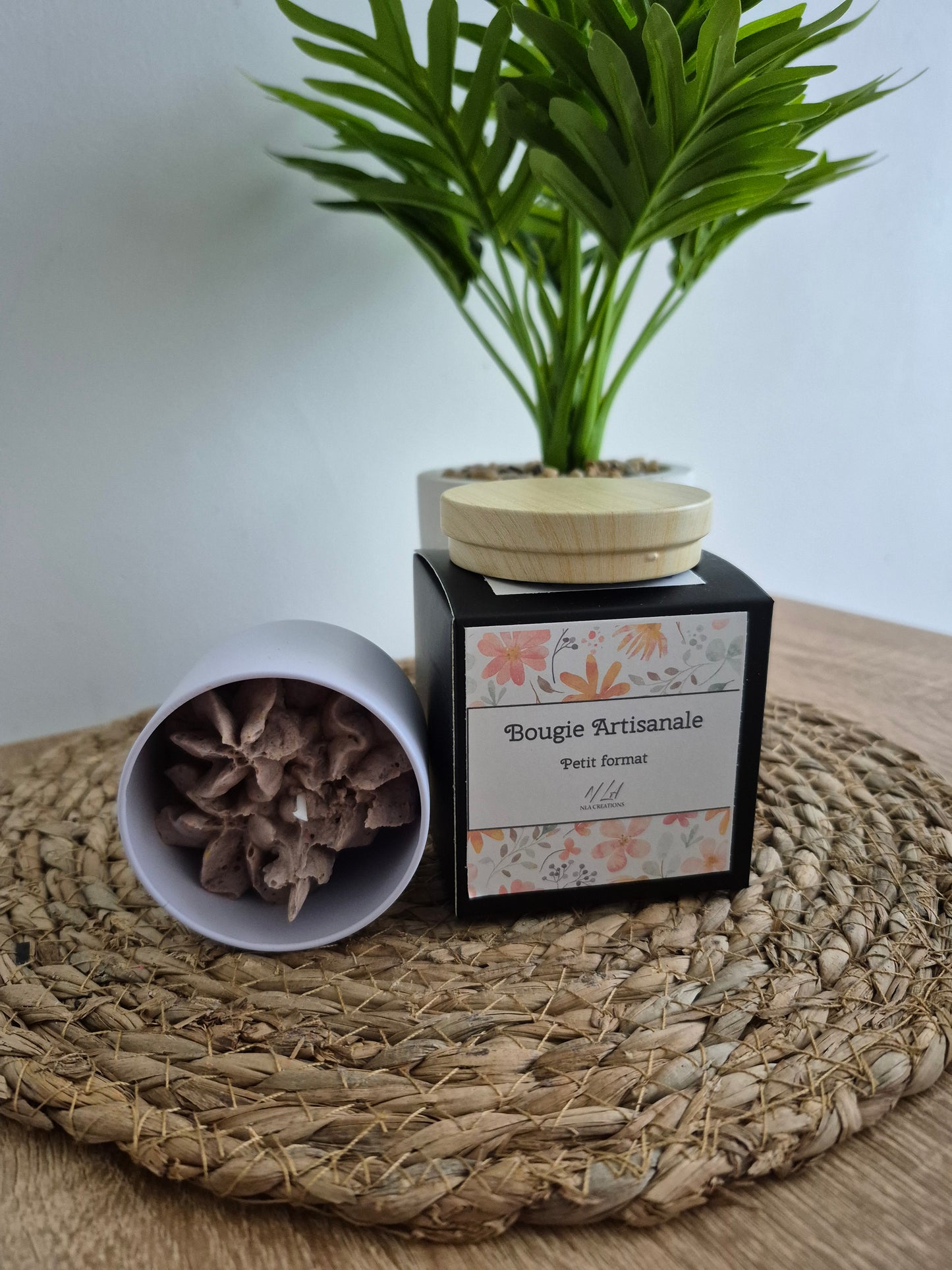 Bougie petit format - Senteur Vanille Épicée - NLA Creations