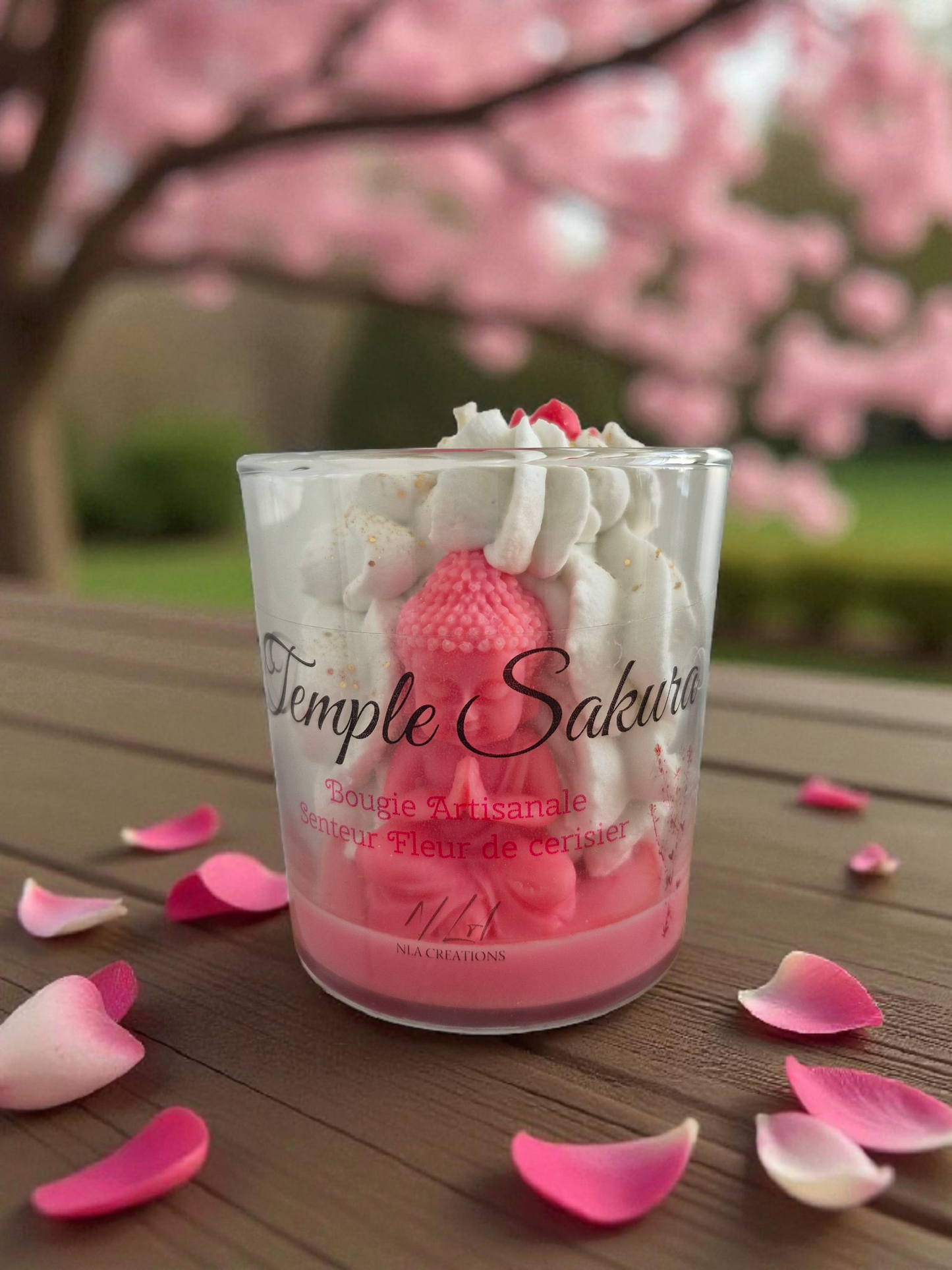 Bougie "Temple Sakura" - Fleur de Cerisier - NLA Creations
