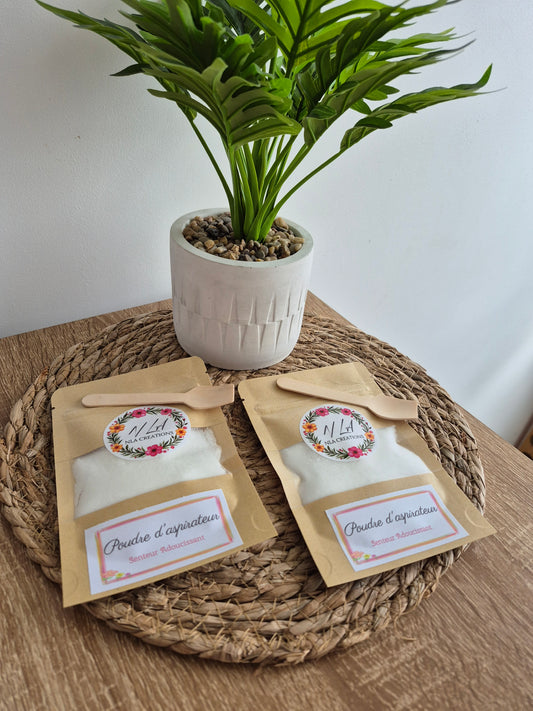 Poudre d'aspirateur - Senteur Adoucissant 50g - NLA Creations