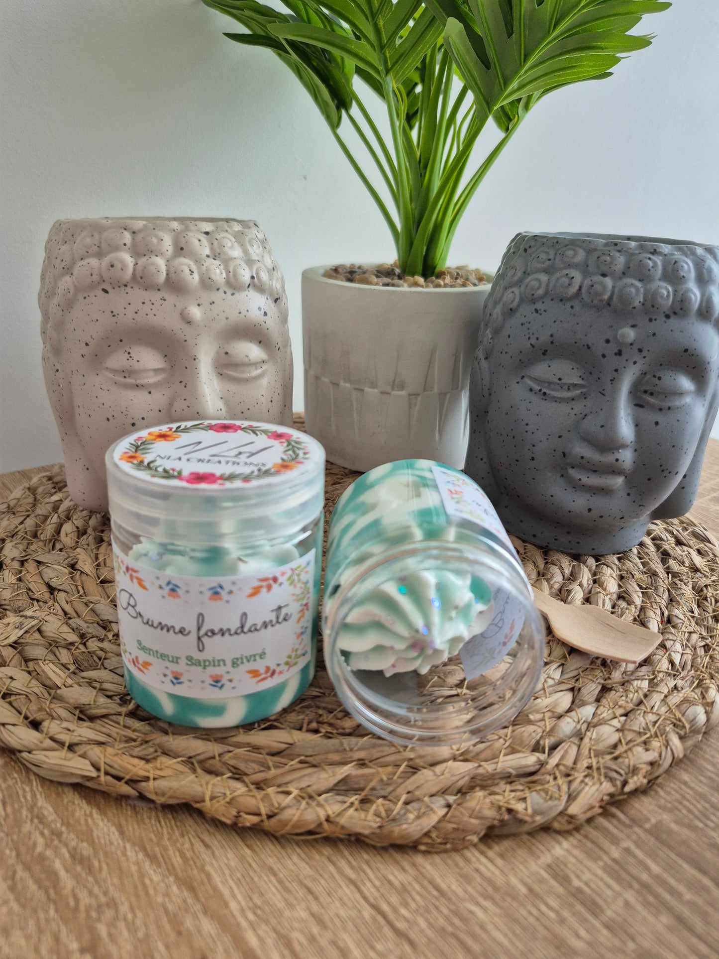 Fondant cremeux chantilly - Sapin givré - 2 formats - NLA Creations