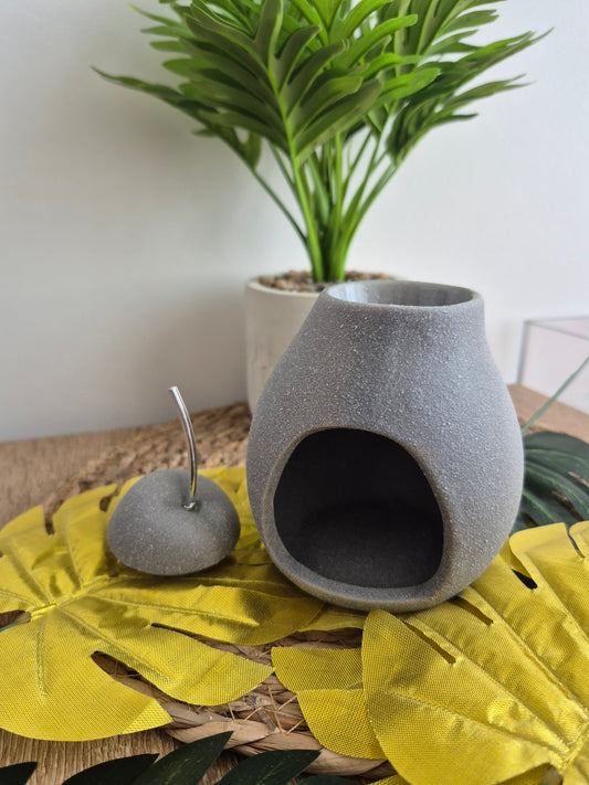 Brûle-parfum "Belle Helene" Ciment - NLA Creations