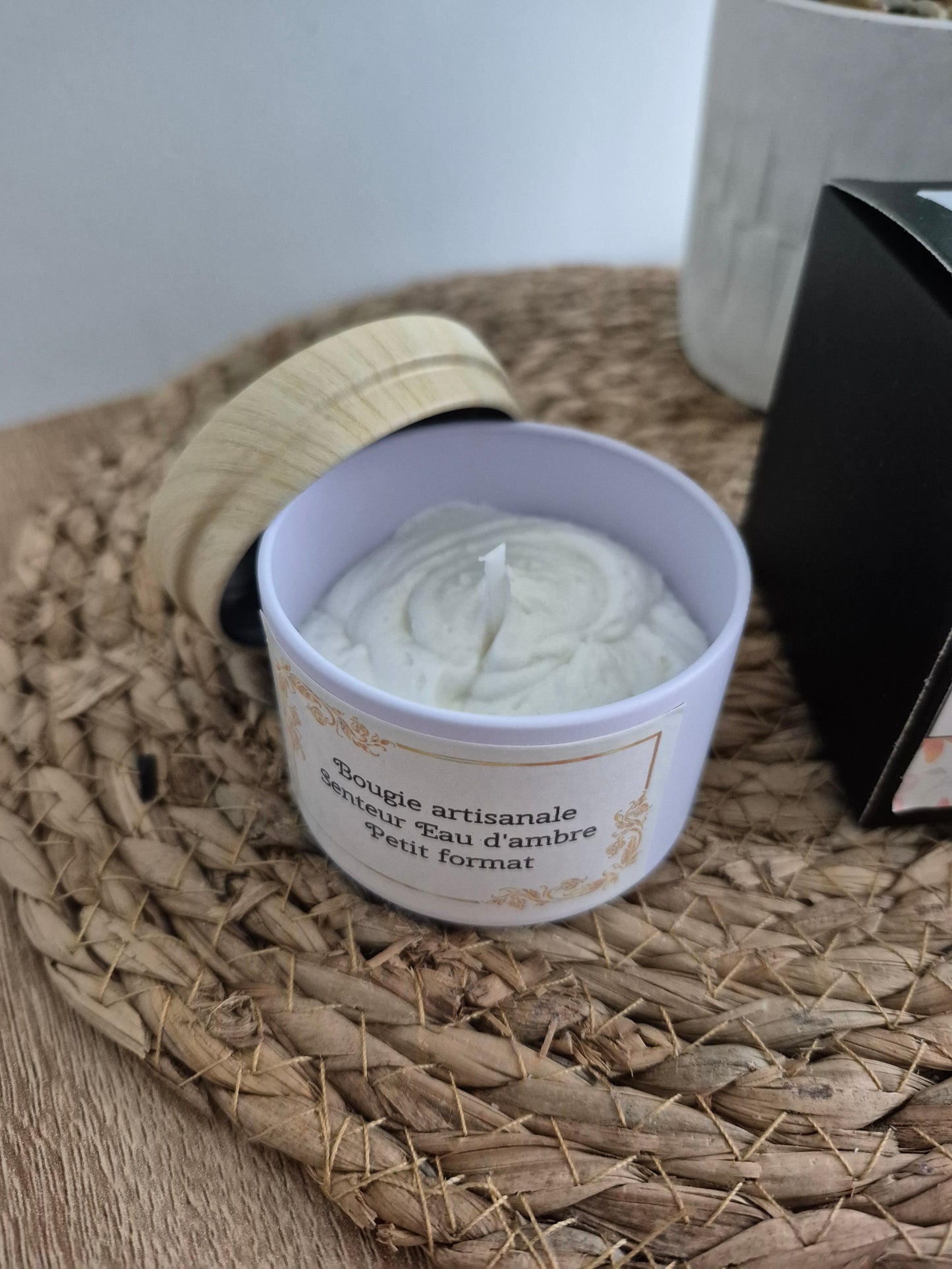 Bougie petit format - Eau d'ambre - NLA Creations