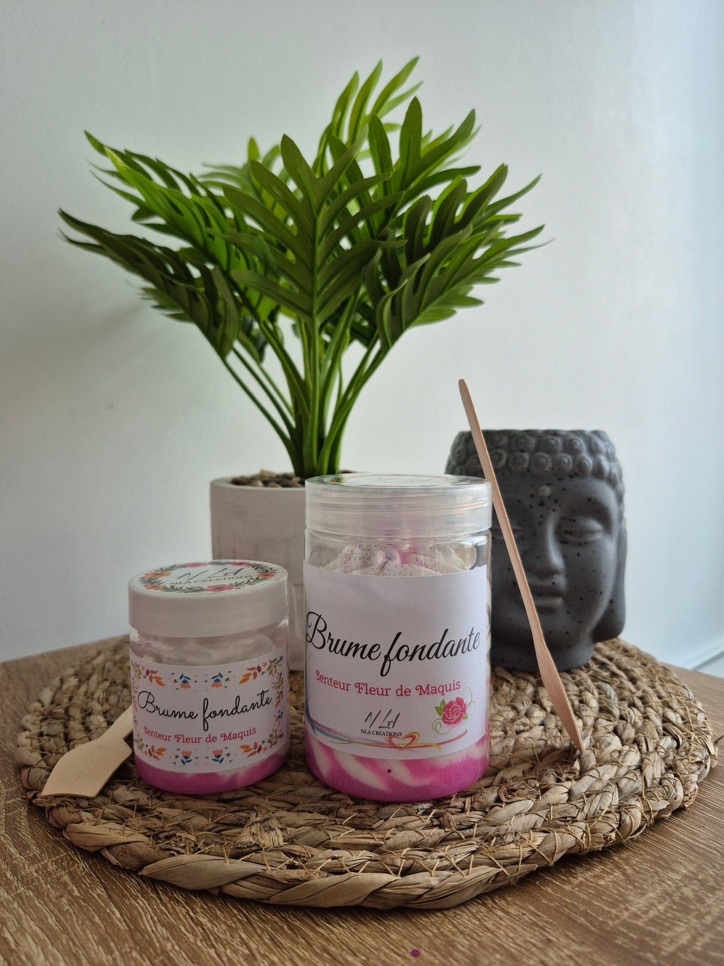 Fondant cremeux chantilly - Fleur de Maquis - 2 formats - NLA Creations 