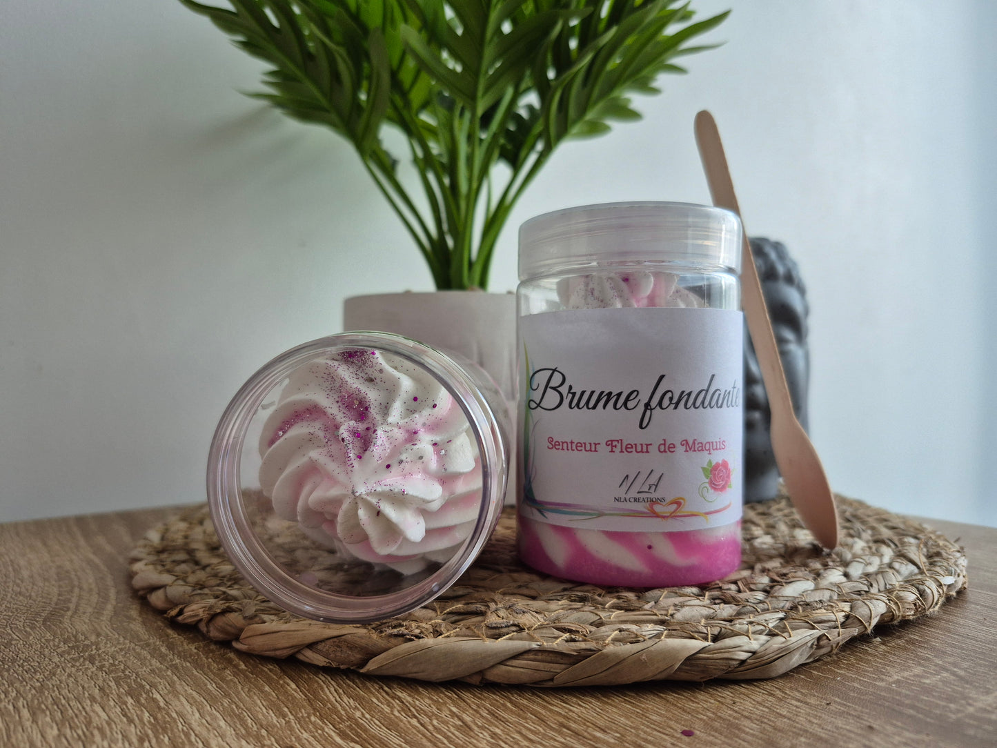 Fondant cremeux chantilly - Fleur de Maquis - 2 formats - NLA Creations 