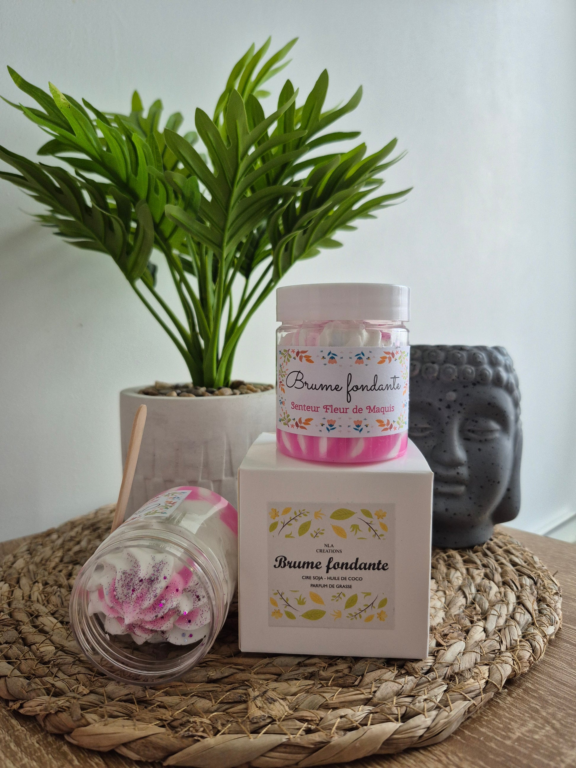 Fondant cremeux chantilly - Fleur de Maquis - 2 formats - NLA Creations 