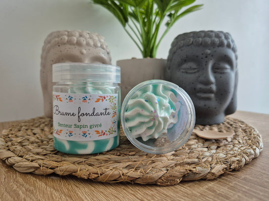 Fondant cremeux chantilly - Sapin givré - 2 formats - NLA Creations 