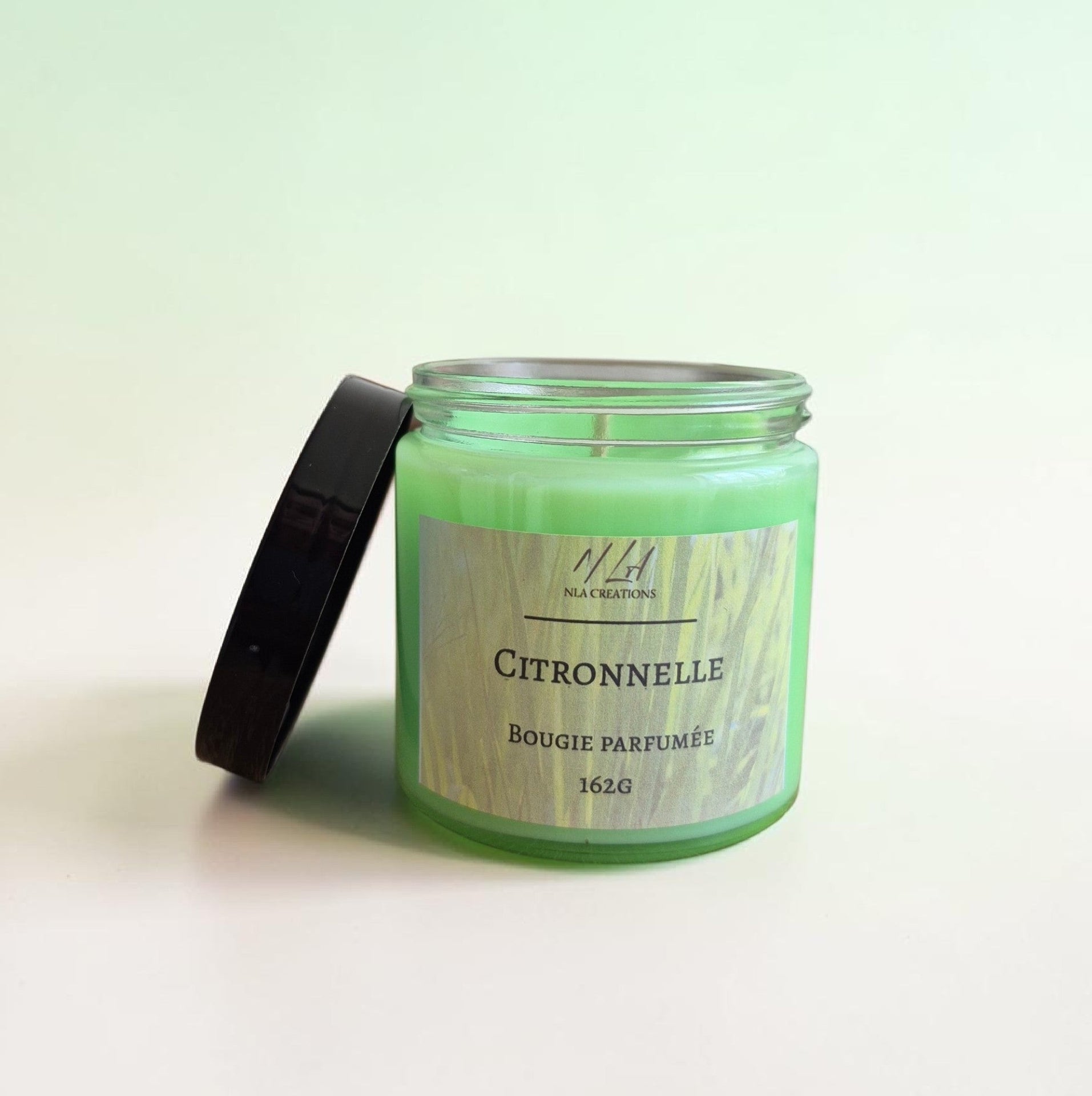 Bougie artisanale - Senteur Citronnelle - NLA Creations 