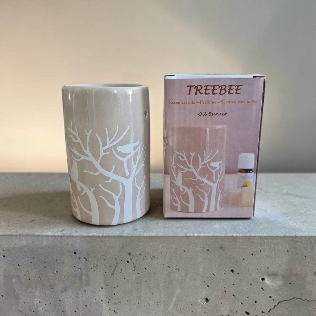 Brule parfum dessin arbre en ceramique