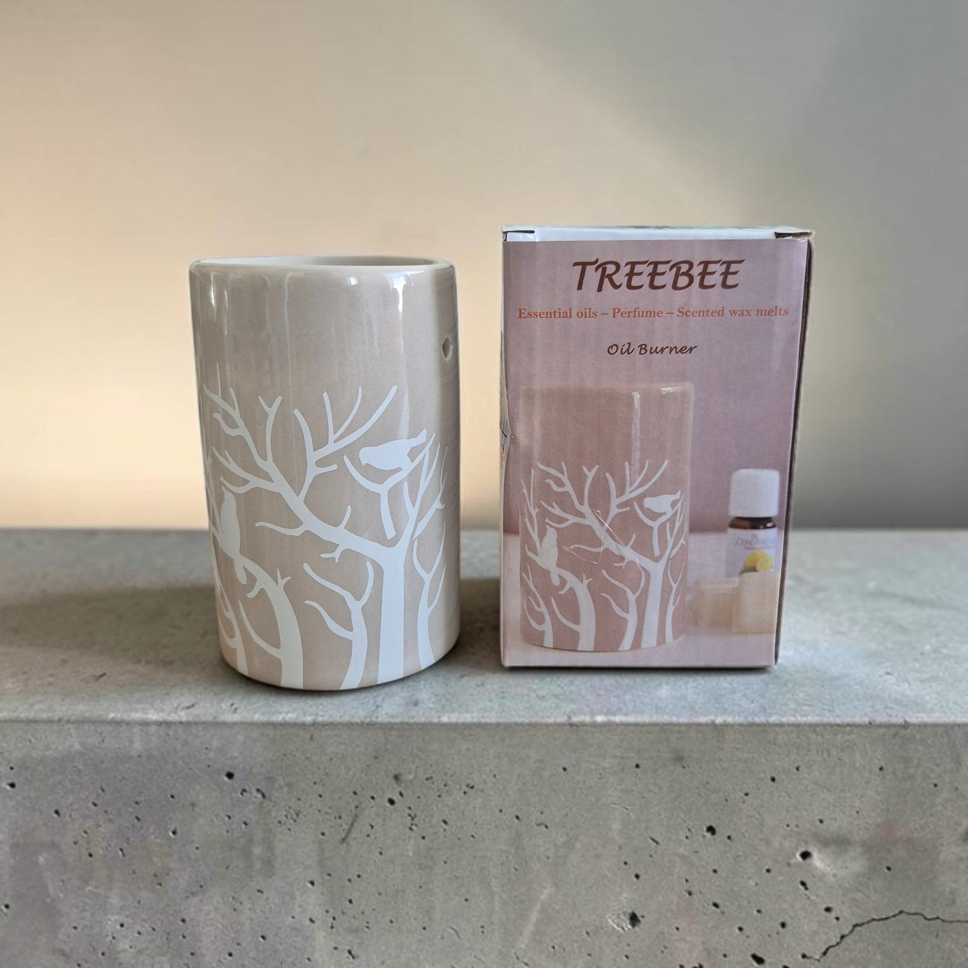 Brule parfum dessin arbre en ceramique
