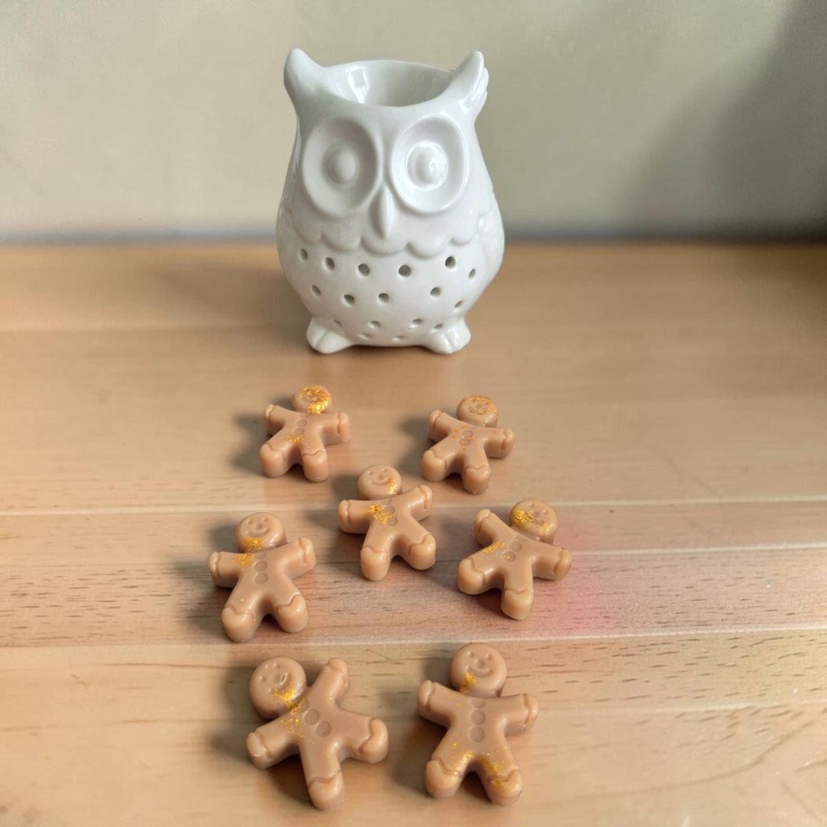 Fondants parfumés en forme de bonhomme pain d’épices 
