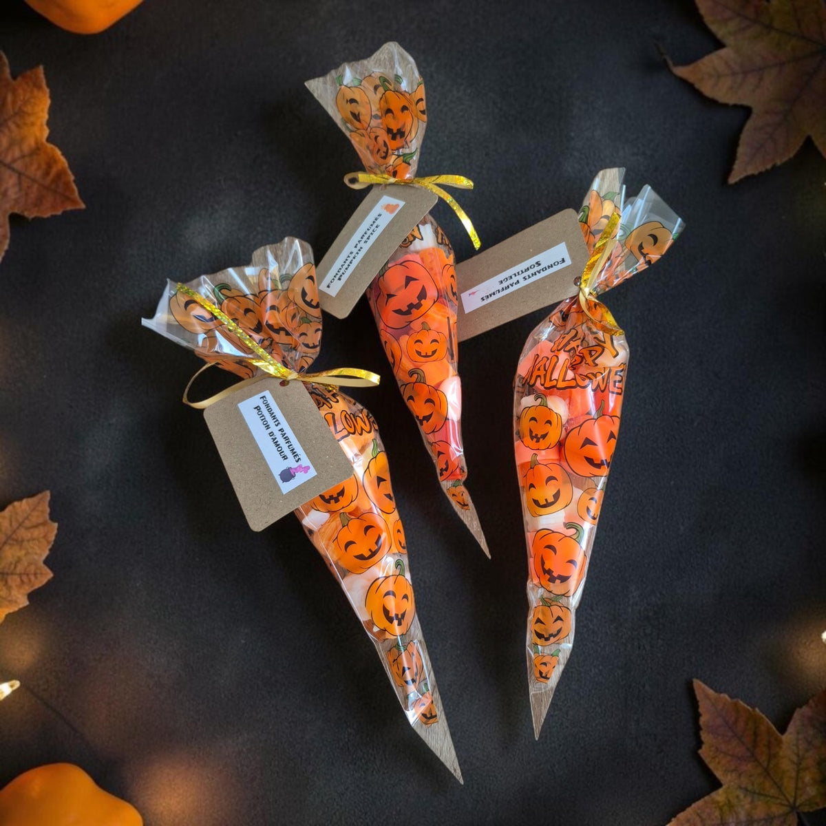 Sachet de 100g de fondants parfumés Halloween 