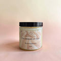 Bougie artisanale senteur Cachemire & Soie, en cire de soja avec parfum de Grasse, fabriquée à la main par NLA Créations.