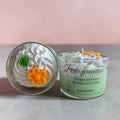 Bougie artisanale Perle Précieuse parfum Musc Blanc, une senteur douce, poudrée et élégante