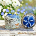 Bougie artisanale Souffle Pur parfum Adoucissant en cire végétale pour une ambiance fraîche et cocooning.