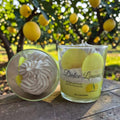 Bougie parfumée Dolce Limone senteur Limoncello, création artisanale en cire de soja avec parfum de Grasse par NLA Créations