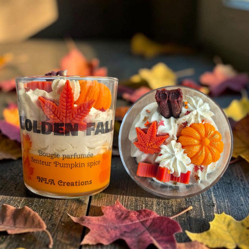 Bougie parfumée Golden Fall senteur Pumpkin Spice