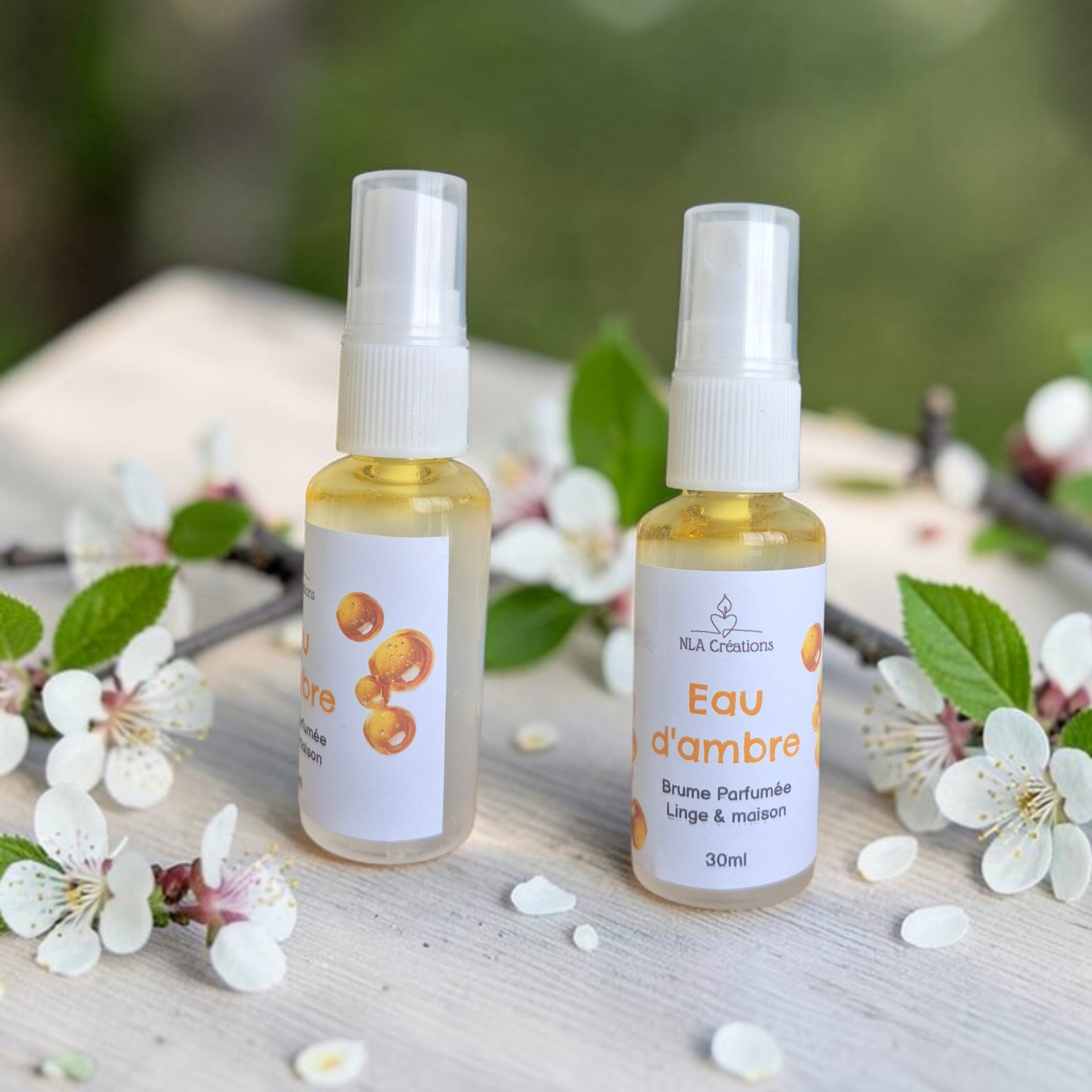 Brume Parfumée eau d'ambre 30ml - NLA Creations 