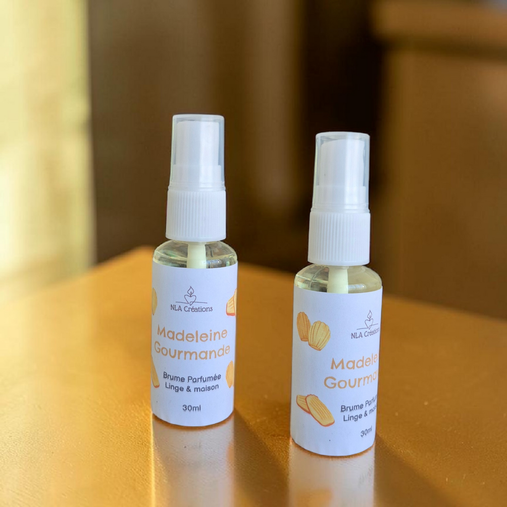 Brume Parfumée senteur madeleine gourmande 30ml - NLA Creations 