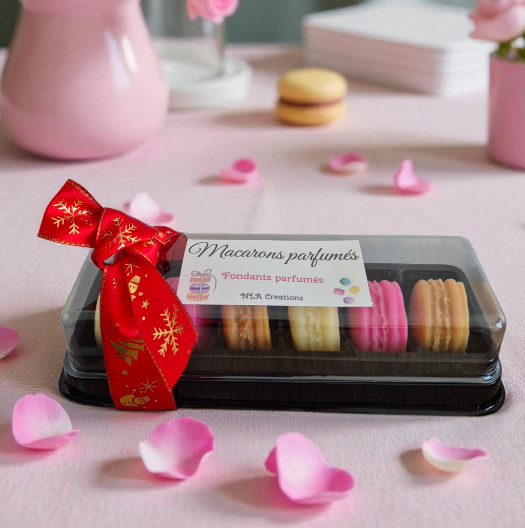 Coffret de 6 macarons parfumés aux senteurs au choix