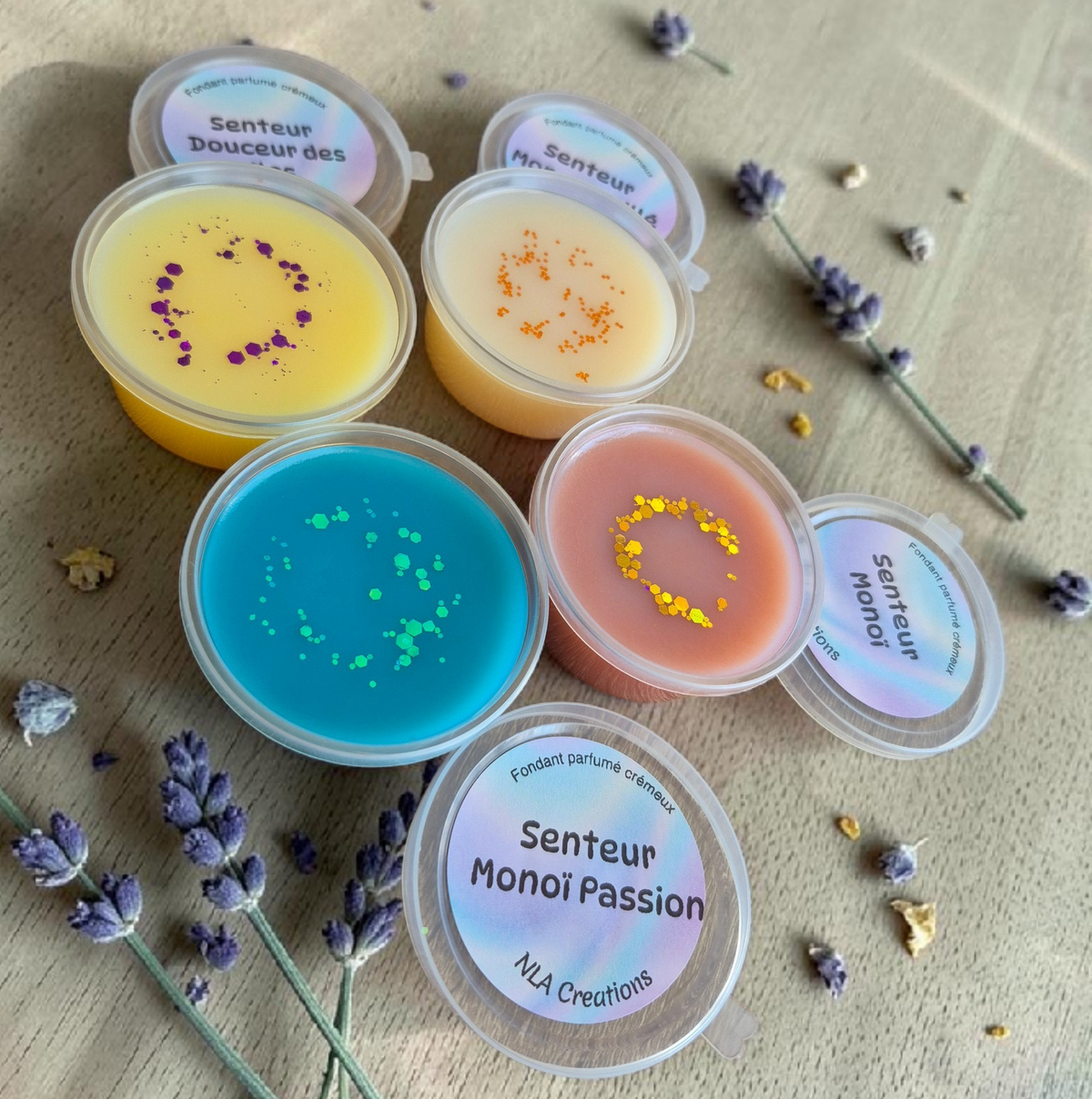 Fondant crémeux parfumé, création artisanale NLA Créations aux parfums de Grasse.