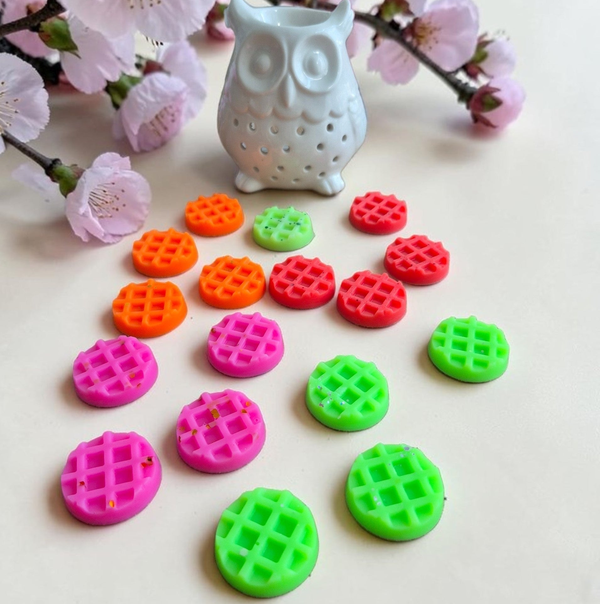 Fondant parfumé en forme de gaufrette, senteur au choix, création artisanale avec parfum de Grasse par NLA Créations