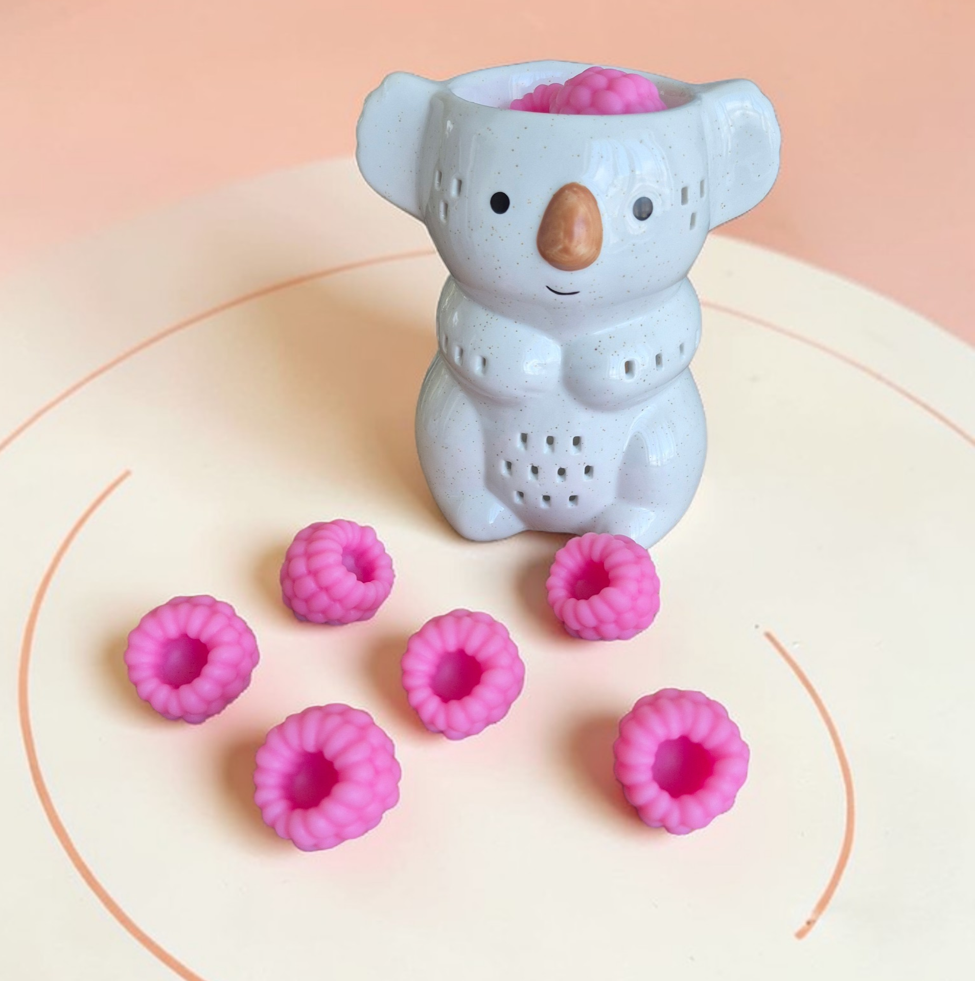 Fondant parfumé senteur Framboise, création artisanale avec parfum de Grasse par NLA Créations.