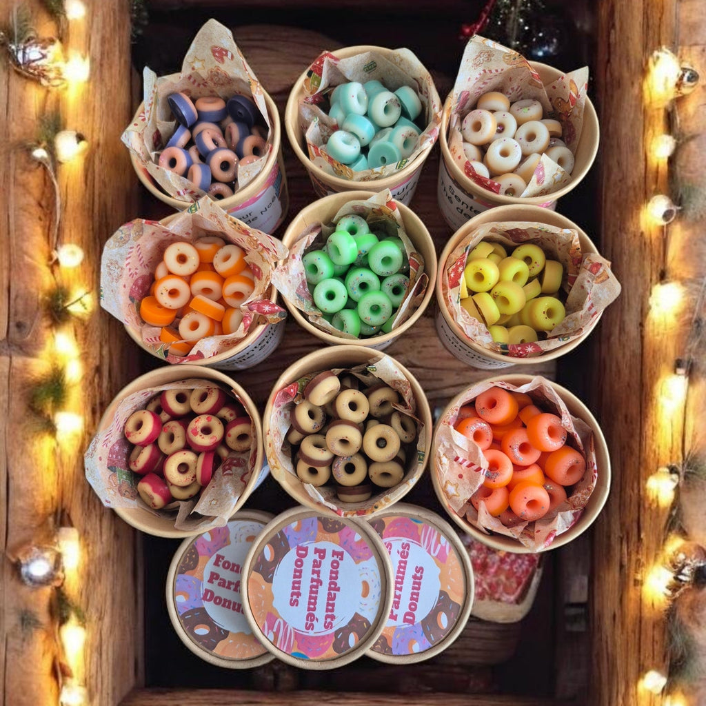 Fondants parfumés donuts artisanaux 100g, senteurs au choix chez NLA Creations