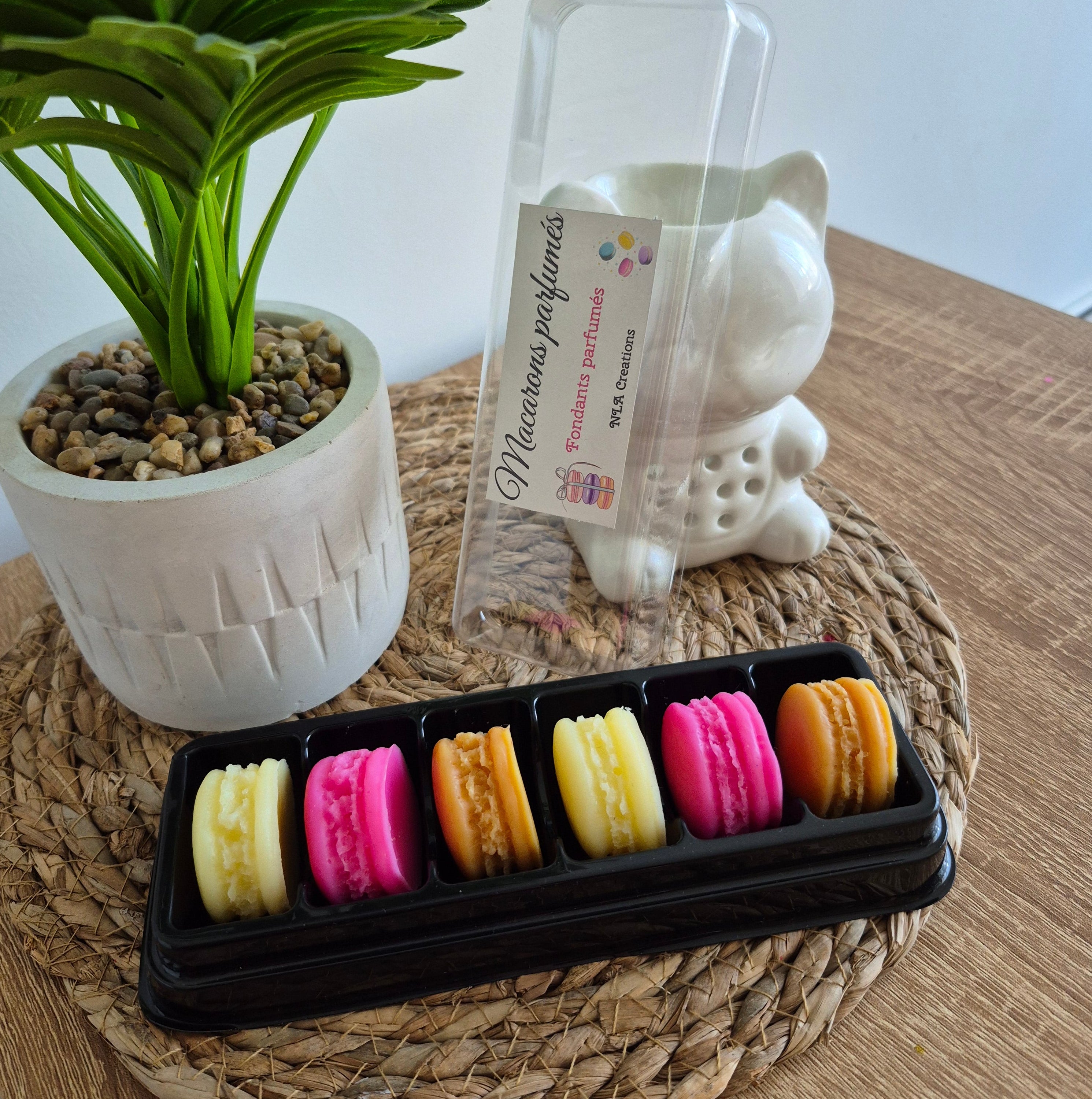Macarons parfumés artisanaux avec senteurs au choix