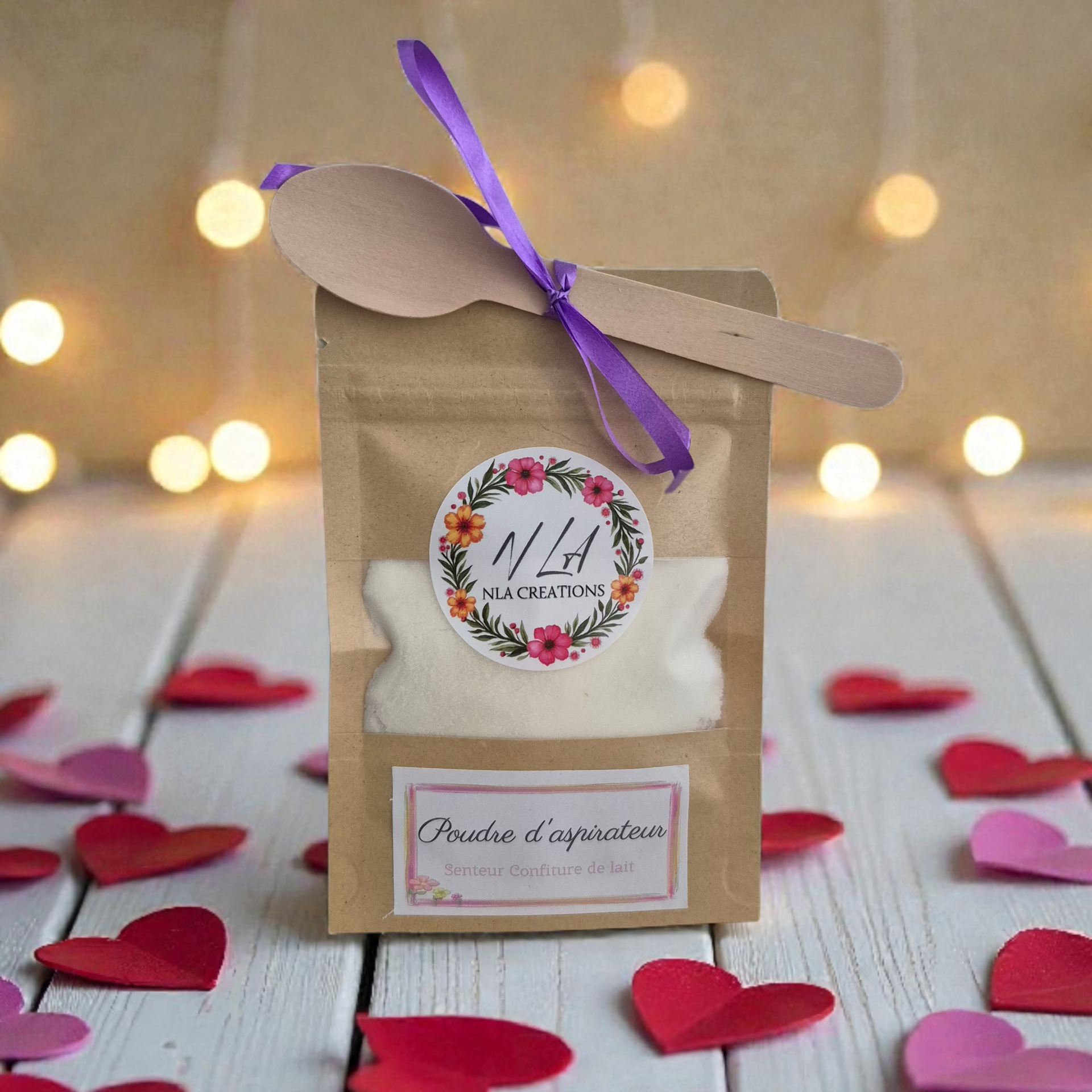Poudre d'aspirateur - 50g - Parfum confiture de lait - NLA Creations 