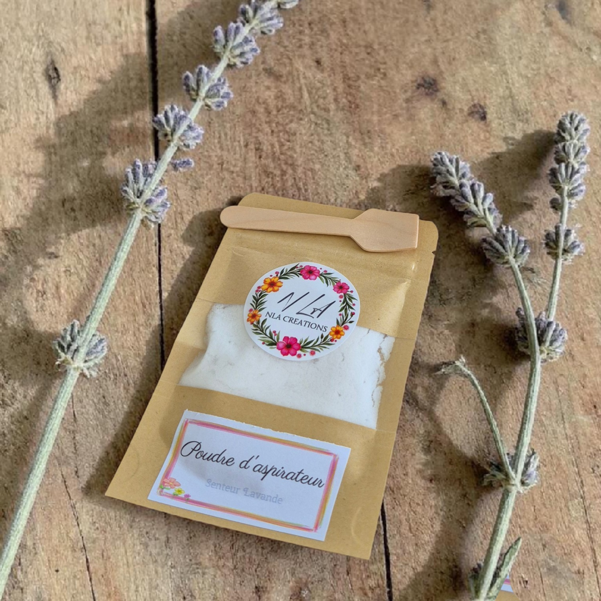 Poudre d'aspirateur - 50g - Parfum lavande- NLA Creations 