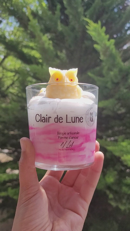 Bougie "Clair de Lune" - Pomme d'amour