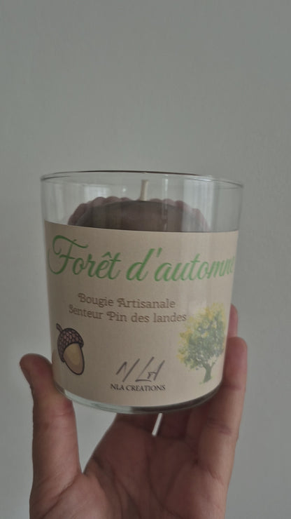Bougie "Forêt d'automne" - Pin des landes