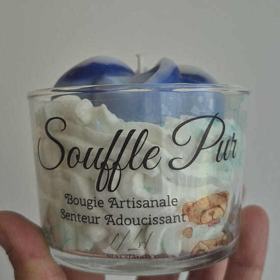 Bougie artisanale Senteur Adoucissant cire de soja