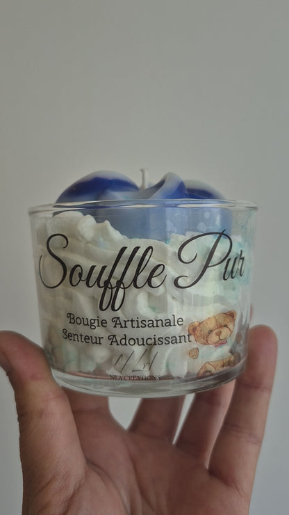 Bougie artisanale Senteur Adoucissant cire de soja