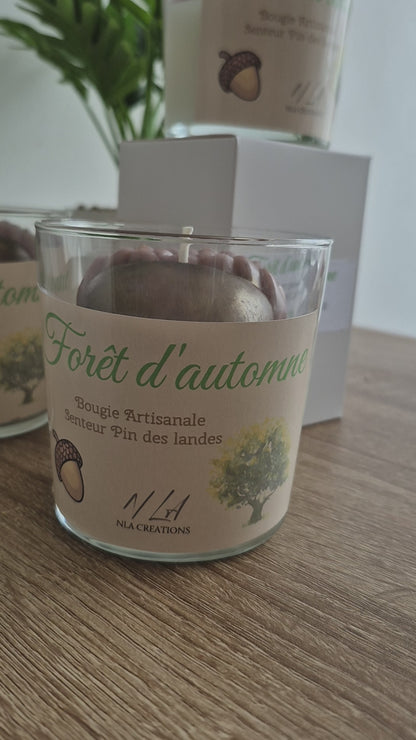 Bougie "Forêt d'automne" - Pin des landes