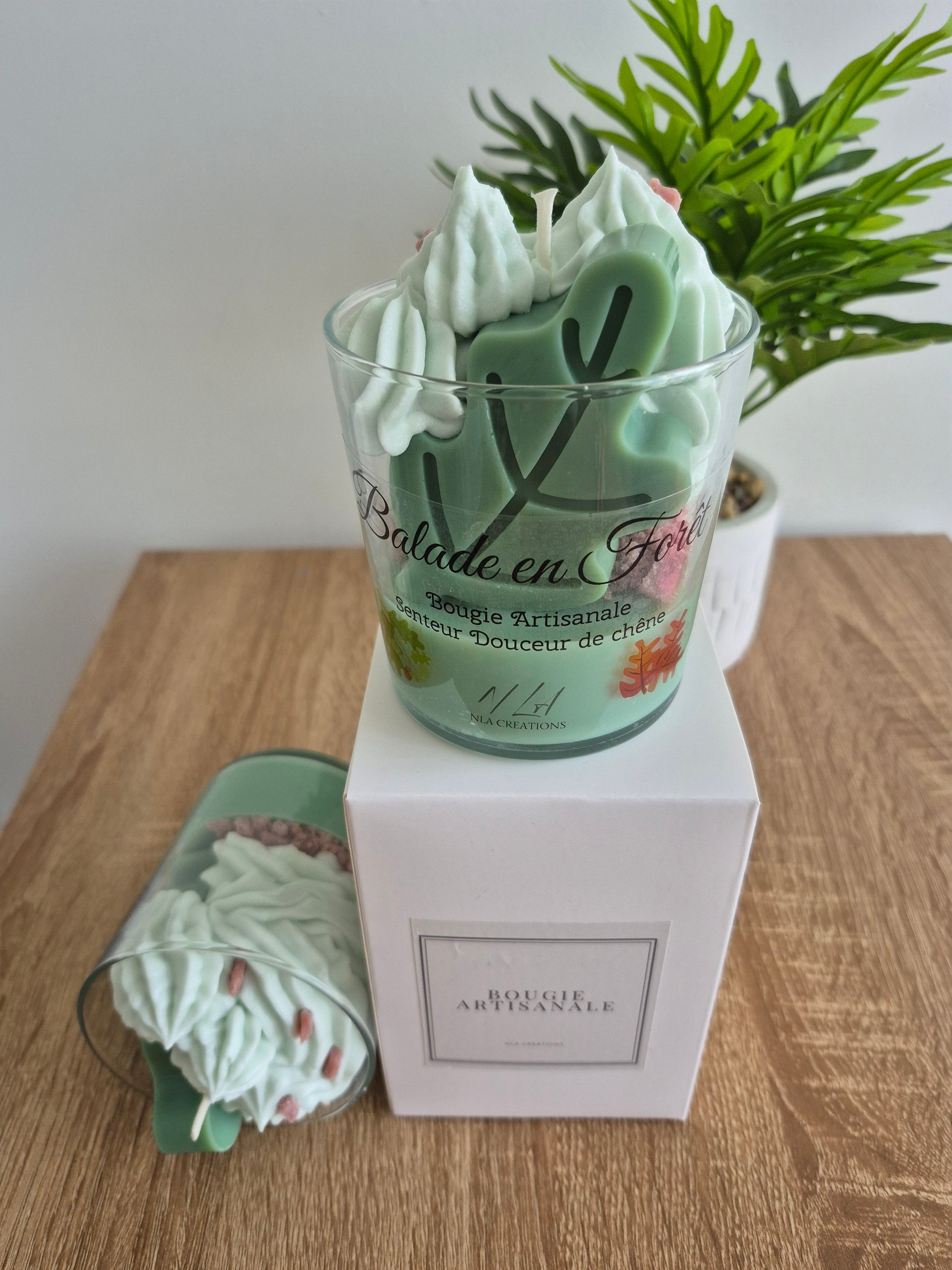 Bougie "Balade en forêt" - Douceur de chêne - NLA Creations 