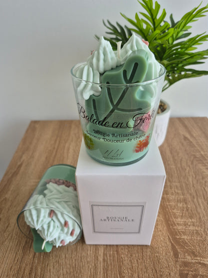 Bougie "Balade en forêt" - Douceur de chêne - NLA Creations 