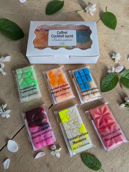 Coffret fondants parfumés -  Cocktail sucré - NLA Creations 