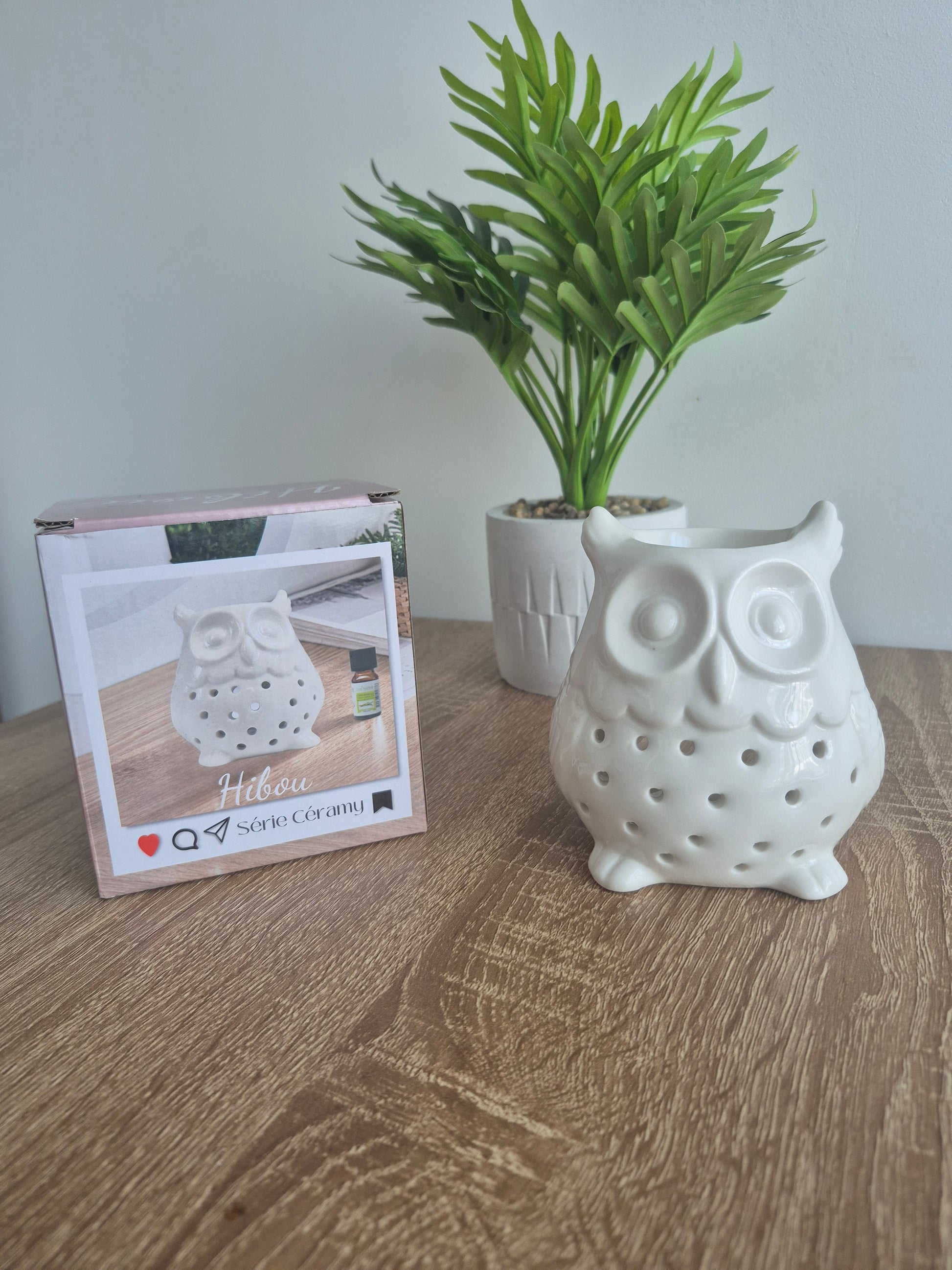 Brûle-parfum hibou - NLA Creations 