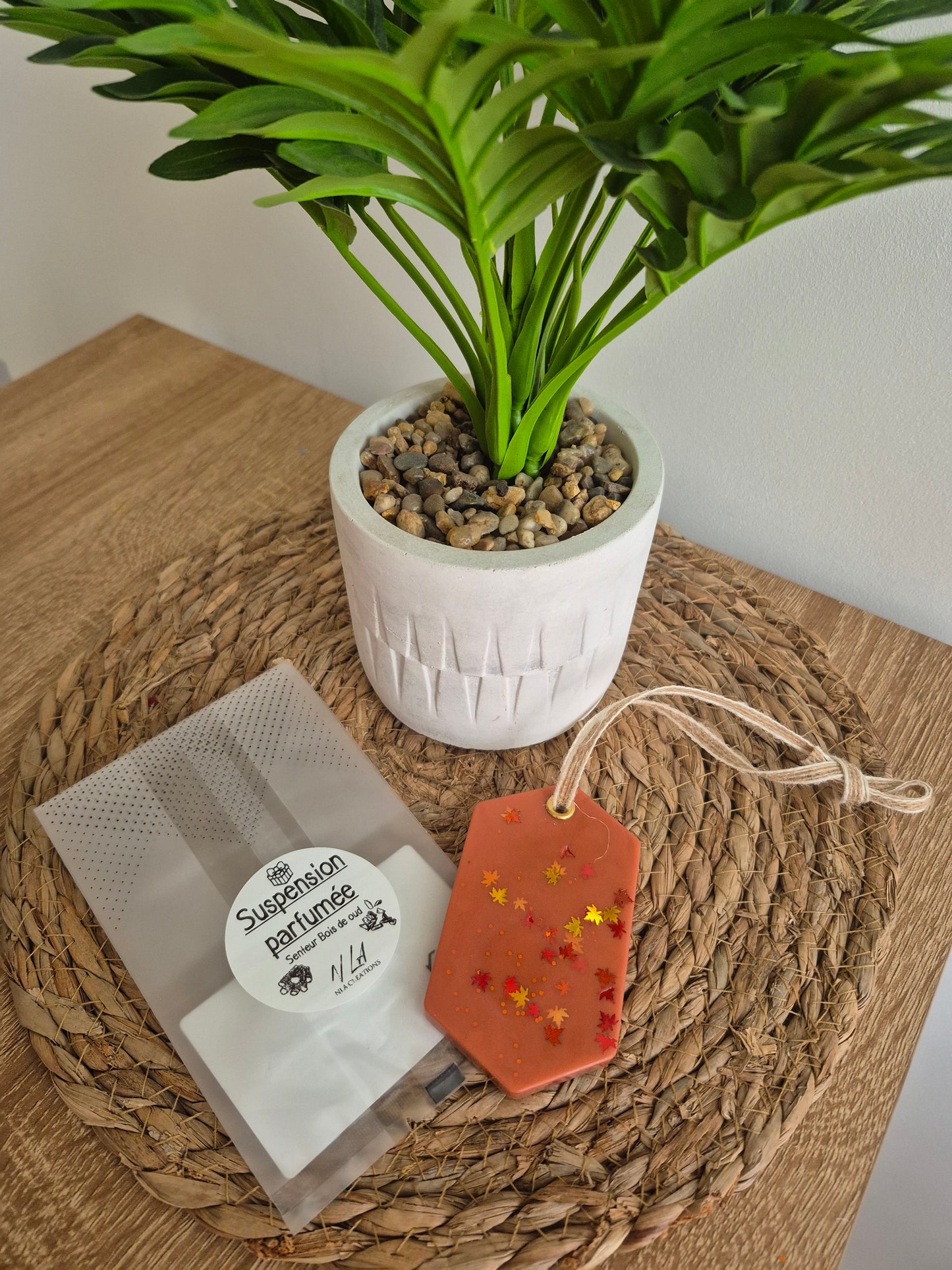 Suspension parfumée artisanale Géométrique - Senteur au choix ✨️ - NLA Creations 