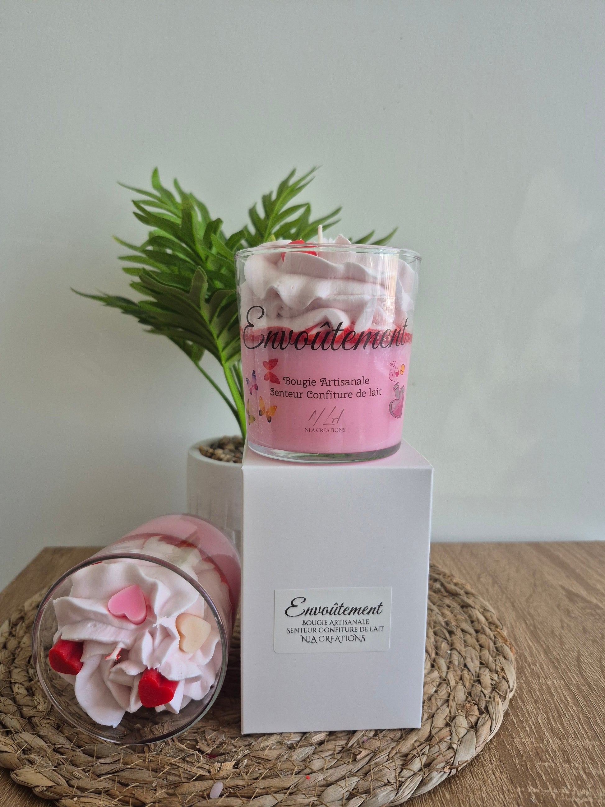 Bougie "Envoûtement" - Confiture de lait - NLA Creations 