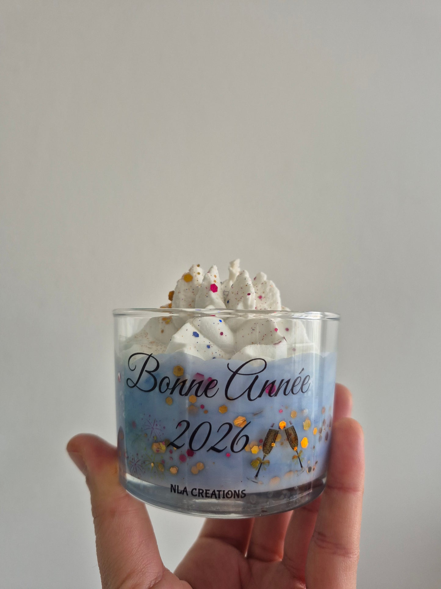 Bougie Bonne année senteur ... Bonne année !