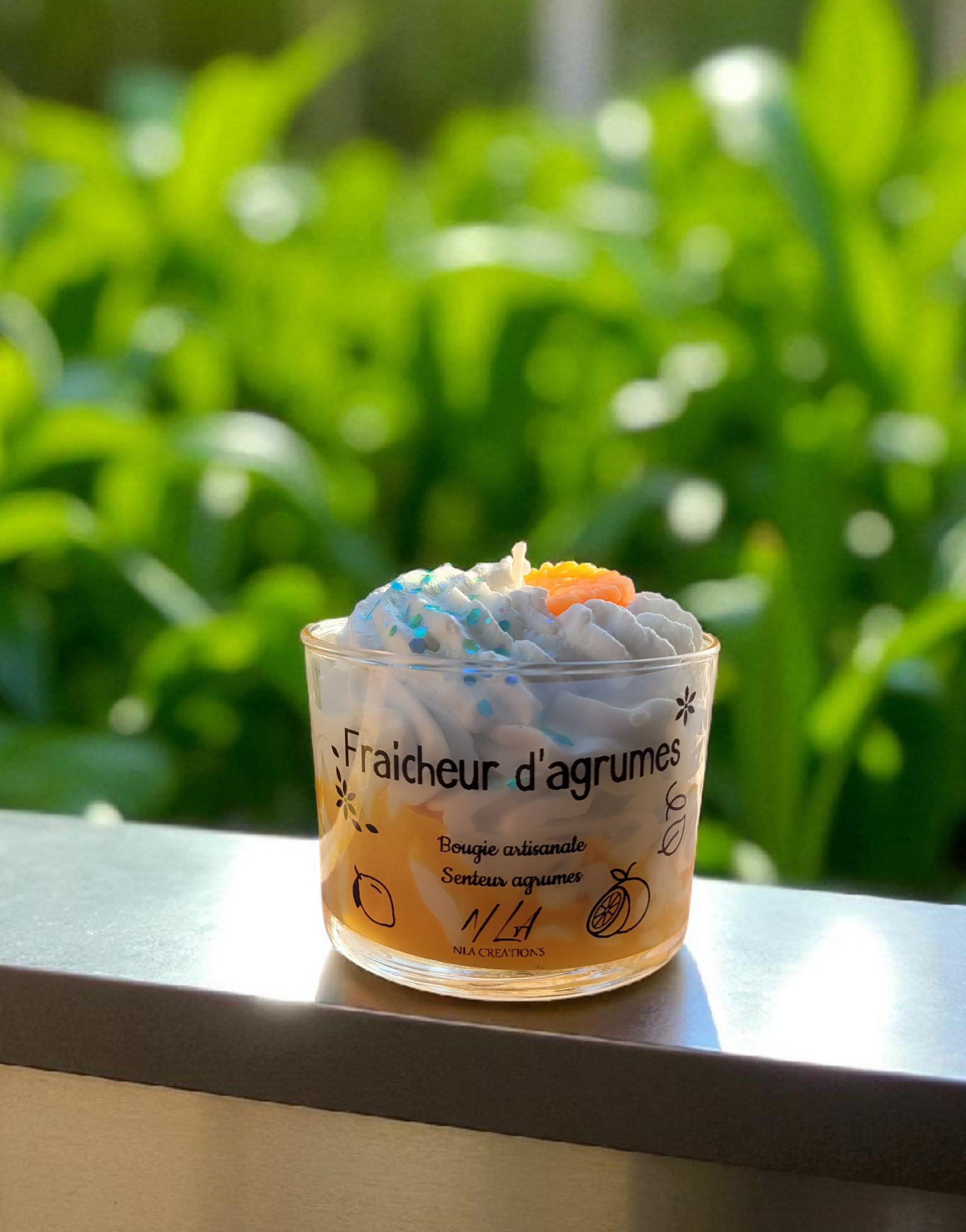 Bougie Fraîcheur d'Agrumes - NLA Creations 