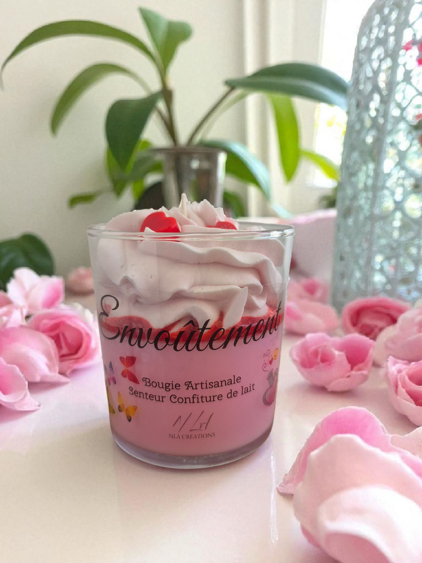 Bougie "Envoûtement" - Confiture de lait - NLA Creations 