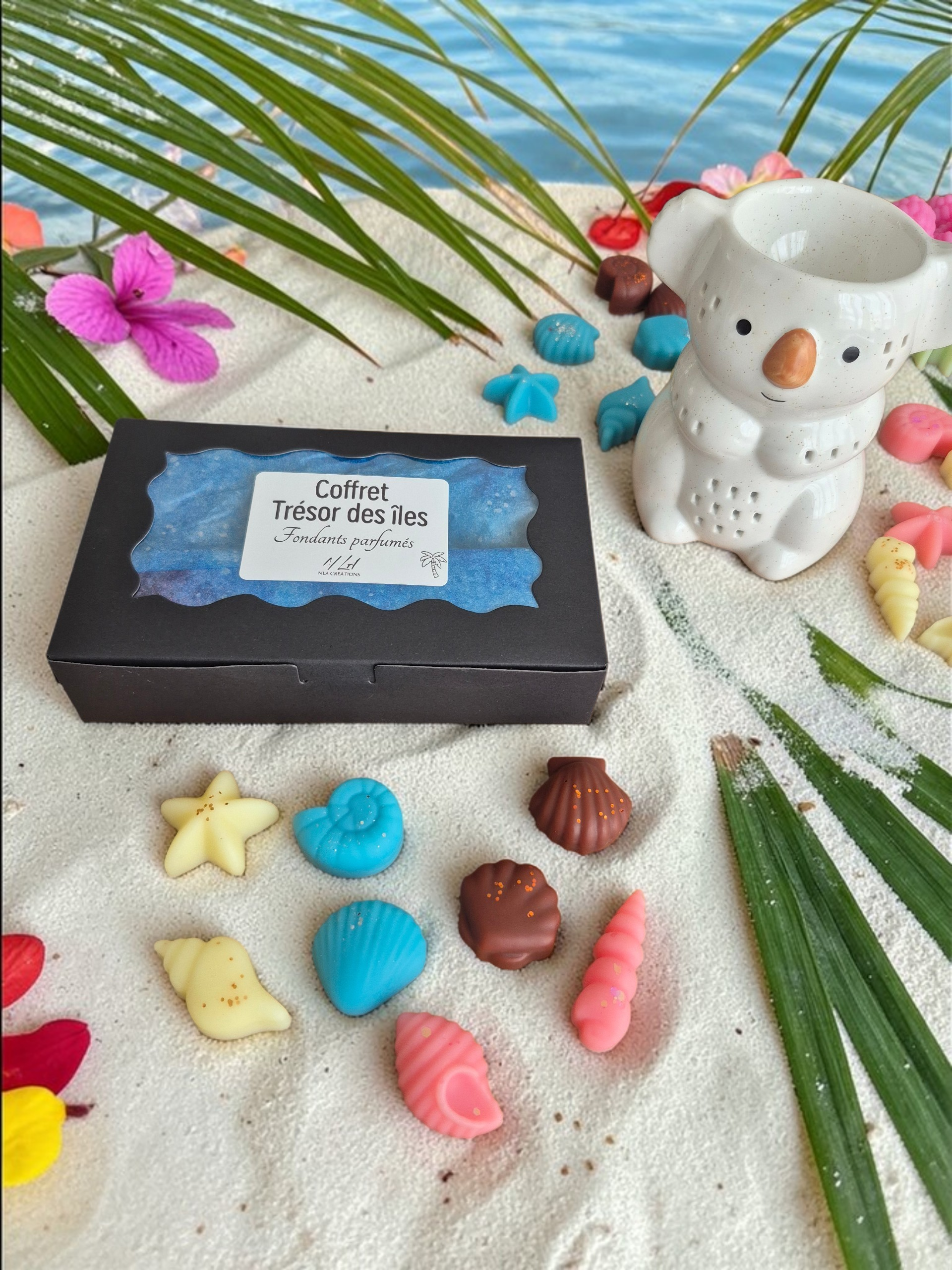 Coffret fondants parfumés -  Trésor des îles - NLA Creations 