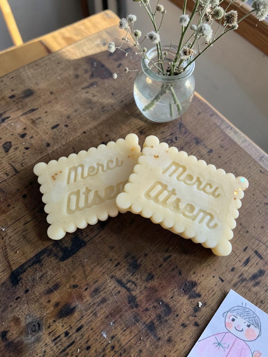 Lot de 2 Fondants "Merci atsem"  - Senteur au choix ✨️ - NLA Creations 